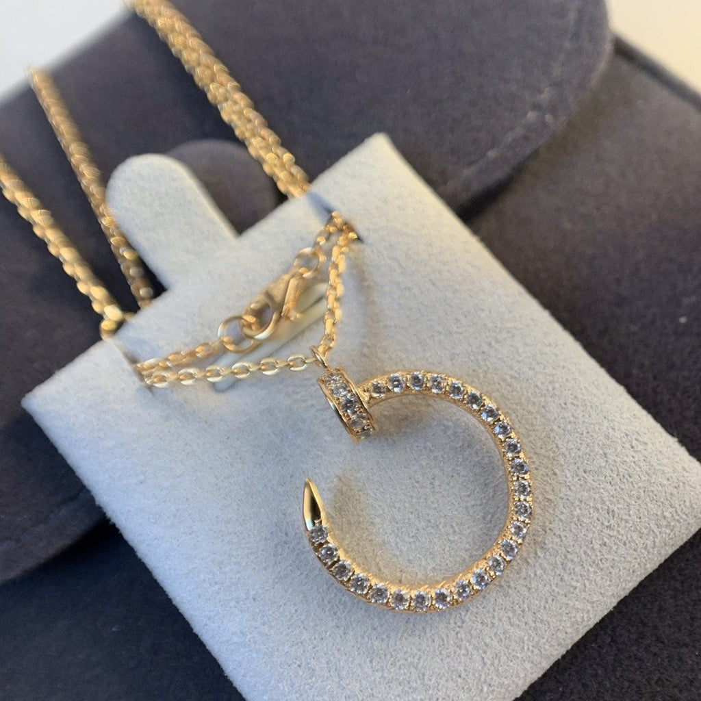 ¡®Loco¡¯JUSTE NECKLACE PINK GOLD DIAMONDS