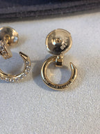 ¡®Loco¡¯JUSTE EARRINGS GOLD DIAMONDS