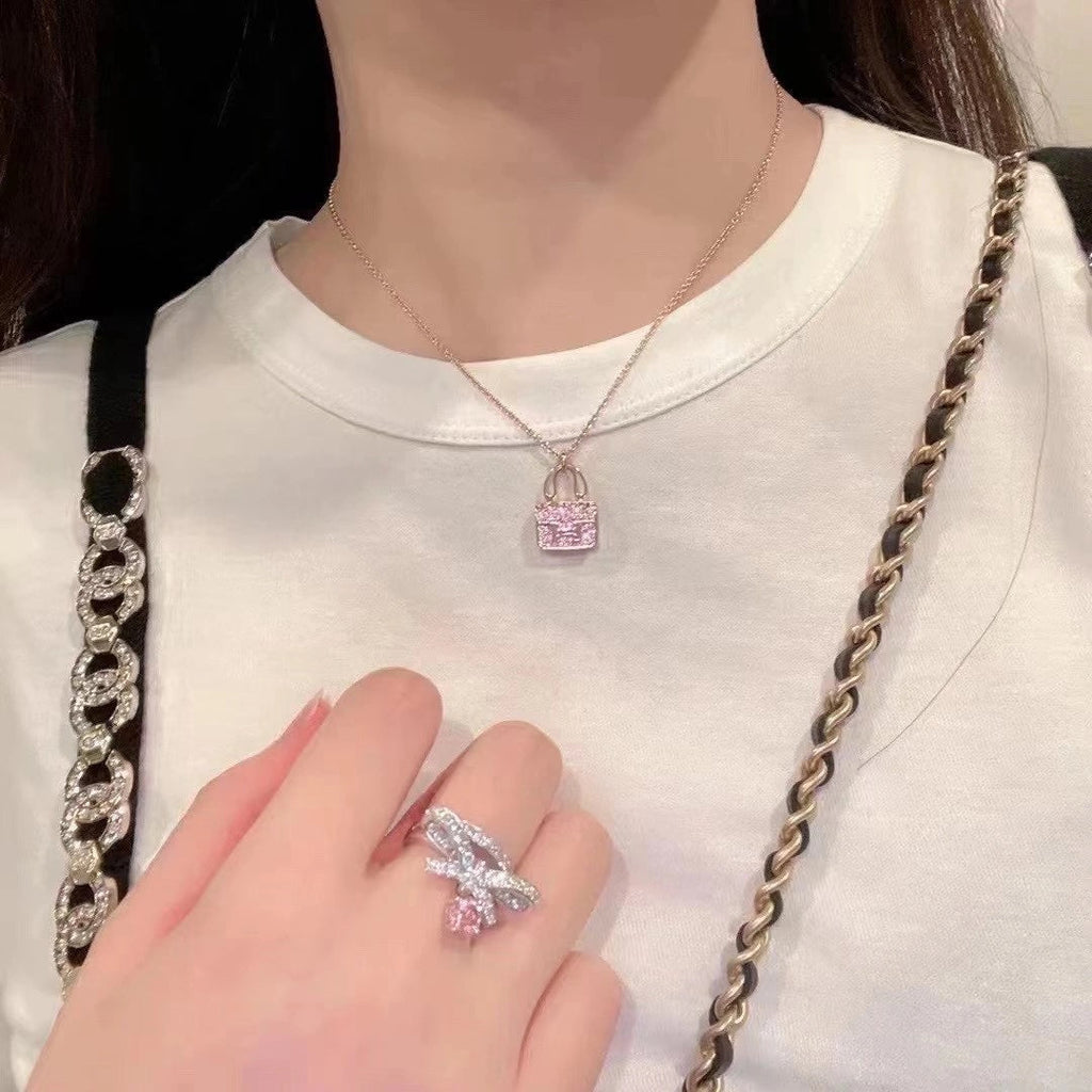 ¡®Loco¡¯CONSTANCE PEDANT PURPLE DIAMOND NECKLACE