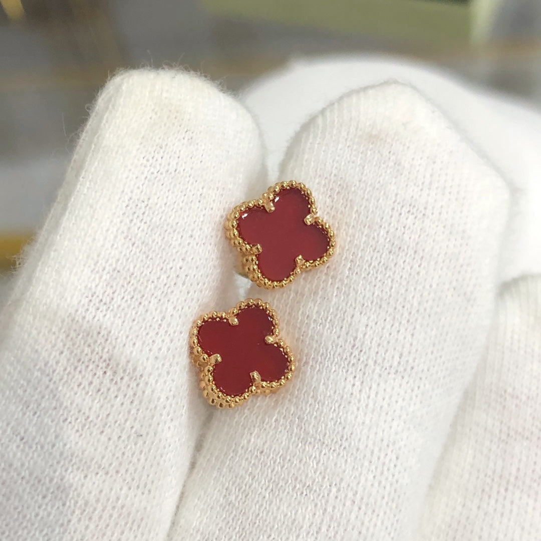 ¡®Loco¡¯CLOVER MINI GOLD EARRINGS