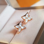 ¡®Loco¡¯STAR MOP PINK GOLD EARRINGS