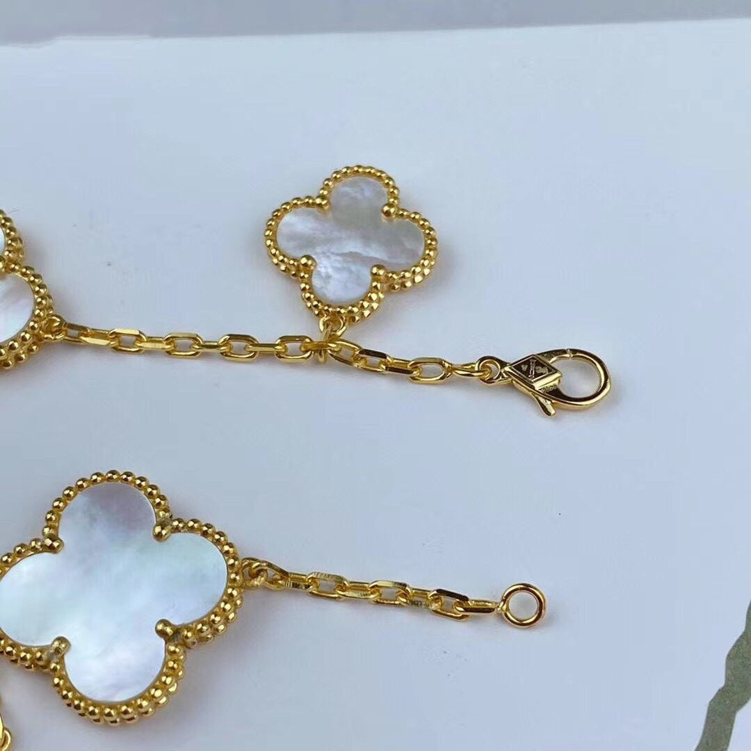 ¡®Loco¡¯MAGIC CLOVER MOP GOLD BRACELET 5 MOTIFS