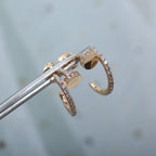 ¡®Loco¡¯JUSTE EARRINGS 12.75MM PINK GOLD DIAMOND