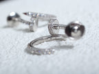 ¡®Loco¡¯JUSTE EARRINGS 12.75MM SILVER DIAMOND