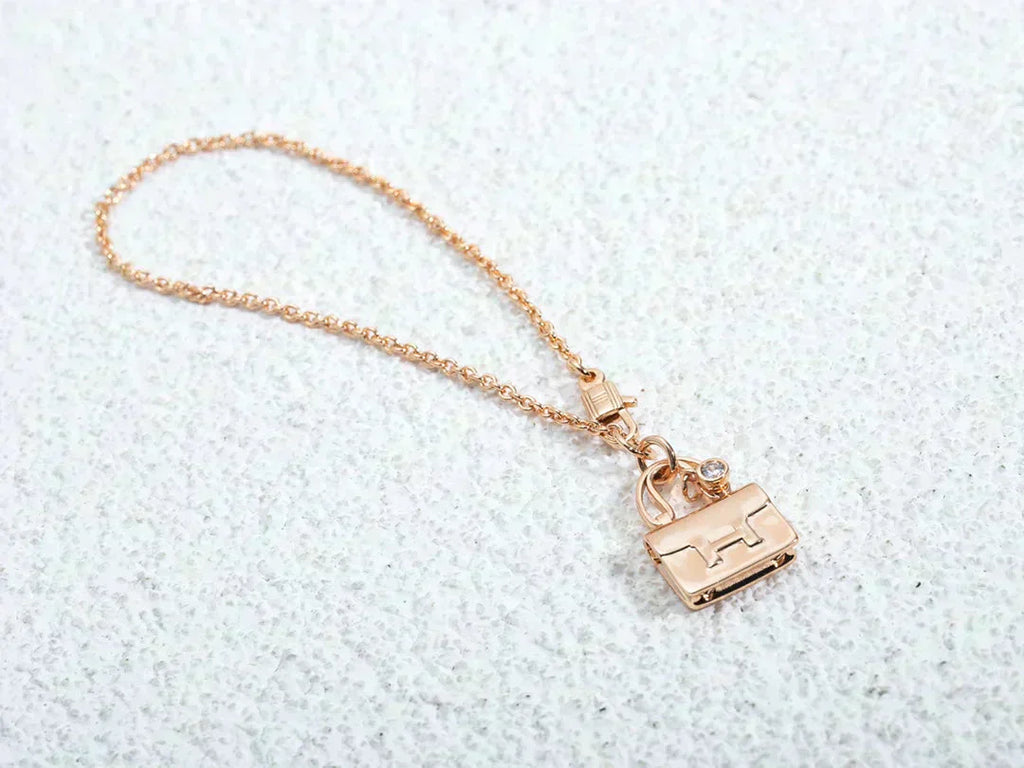 ¡®Loco¡¯AMULETTE PEDANT ROSE GOLD NECKLACE