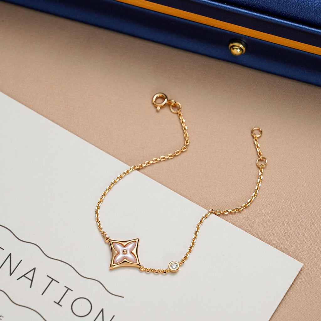 ¡®Loco¡¯STAR 1 DIAMOND PINK GOLD BRACELET