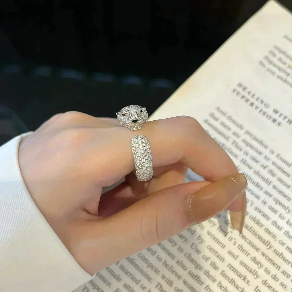 ¡®Loco¡¯PANTHERE 5.5MM ALL DIAMOND RING