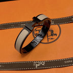 ¡®Loco¡¯H BRACELET 12MM BLACK BEIGE CERAMIC