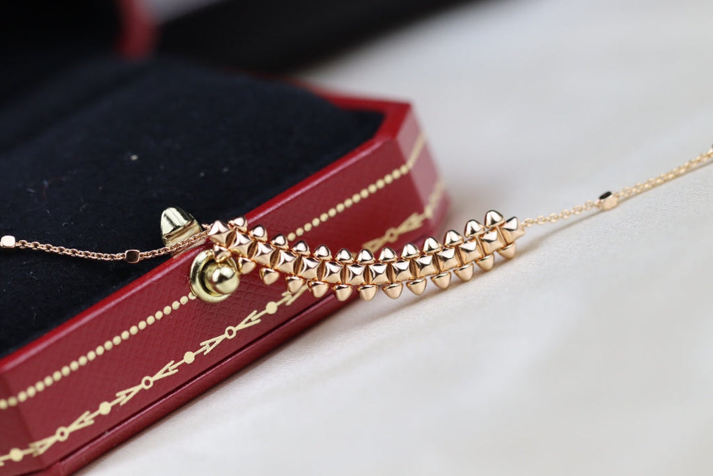 ¡®Loco¡¯CLASH PINK GOLD NECKLACE