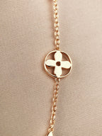 ¡®Loco¡¯STAR AND SUN 7 MOTIFS GOLD BRACELET