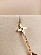 ¡®Loco¡¯STAR AND SUN 7 MOTIFS GOLD BRACELET