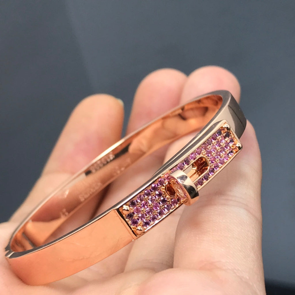 ¡®Loco¡¯KELLY BRACELET PINK DIAMOND