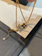 ¡®Loco¡¯STAR BLOSSOM NECKLACE PINK GOLD DIAMONDS