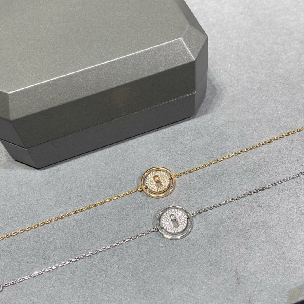 [Loco]LUCKY MOVE DIAMOND PAVED BRACELET