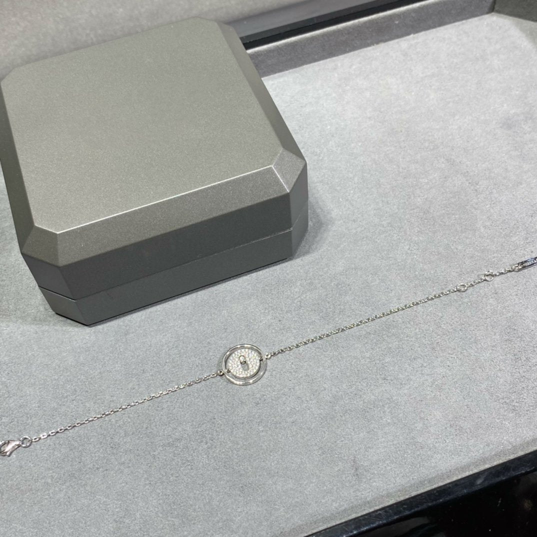[Loco]LUCKY MOVE DIAMOND PAVED BRACELET