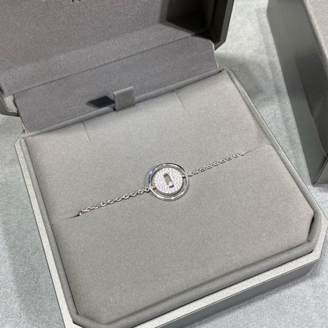 [Loco]LUCKY MOVE DIAMOND PAVED BRACELET