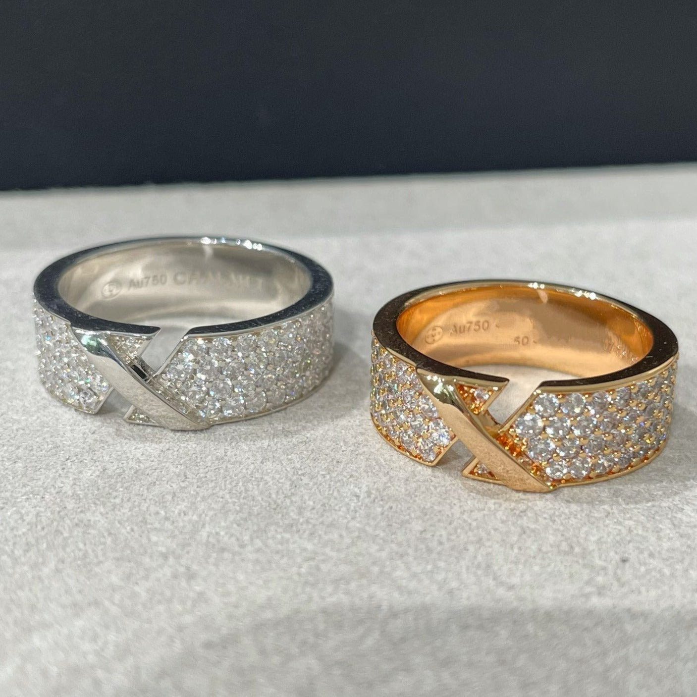 ¡®Loco¡¯LIENS EVIDENCE  DIAMOND PAVED RING
