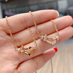 ¡®Loco¡¯FORCE 10 PINK GOLD DIAMOND NECKLACE