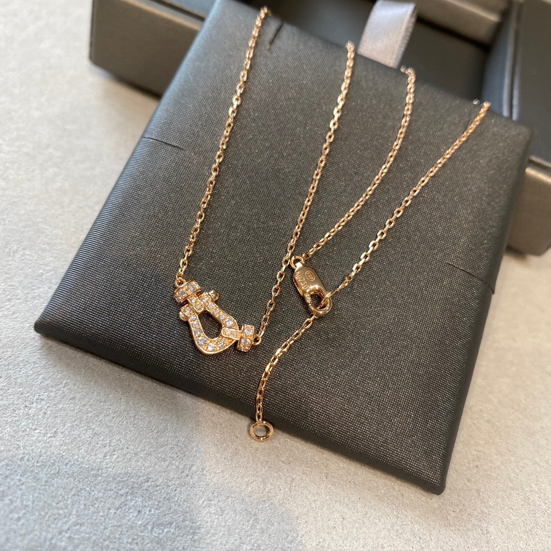 ¡®Loco¡¯FORCE 10 DIAMOND PINK GOLD NECKLACE MINI MODEL