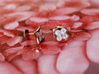 ¡®Loco¡¯STAR AND SUN PINK GOLD MOP STUD EARRINGS
