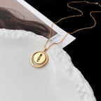 [Loco]LUCKY MOVE MOP PINK GOLD NECKLACE