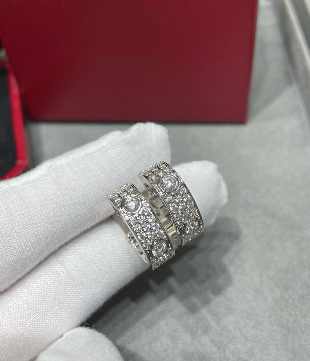 ¡®Loco¡¯LOVE 5.5MM DIAMOND PAVED EARRINGS