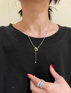 ¡®Loco¡¯FINESSE SILVER DIAMOND NECKLACE