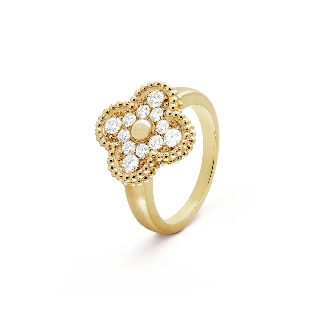¡®Loco¡¯CLOVER DIAMOND RING