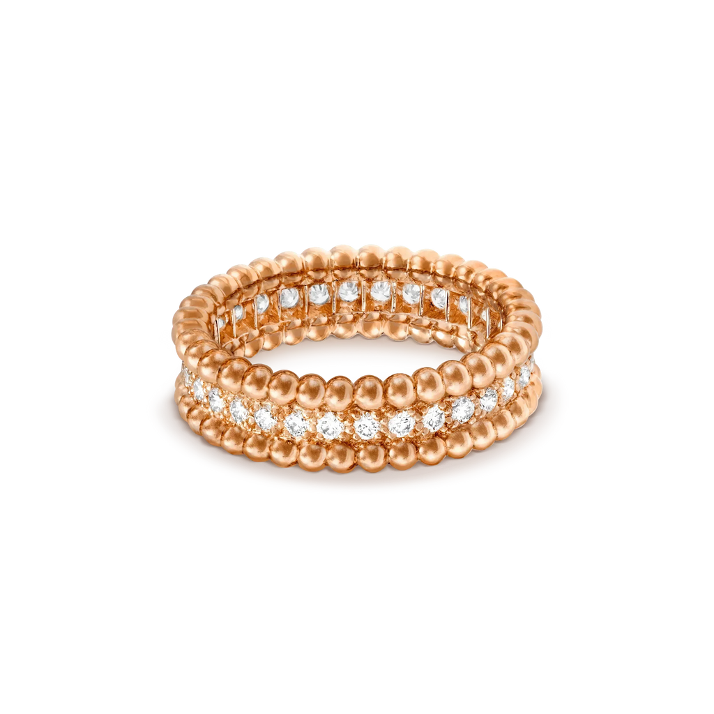 ¡®Loco¡¯PERLEE DIAMOND ROSE GOLD RING