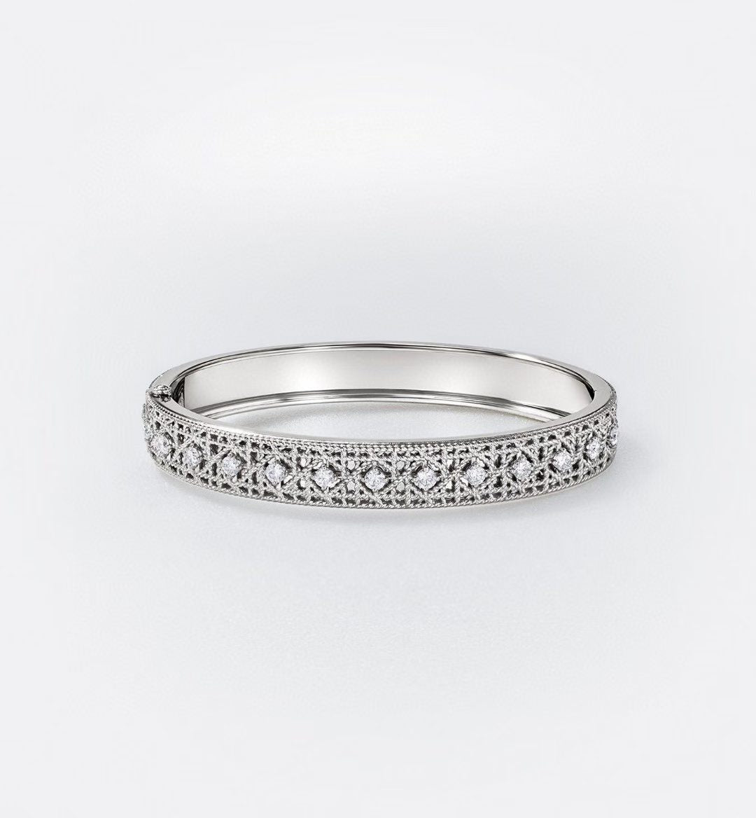 [Loco] 2026 WOVEN-PATTERN BRACELET SET WITH FULL DIAMOND INLAY THREE-COLORS