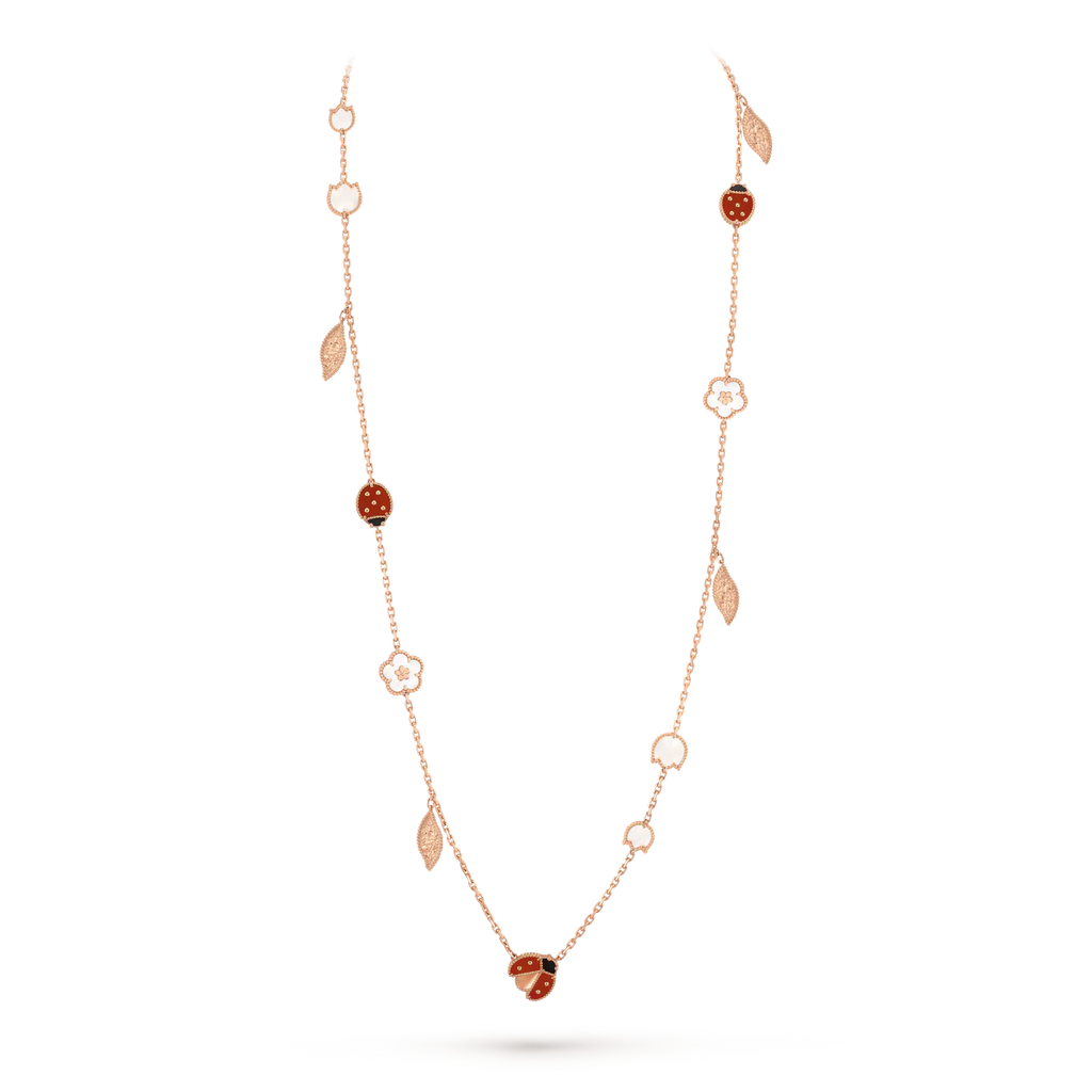 Loco LUCKY SPRING 15 MOTIVE ROSÉGOLD KETTE