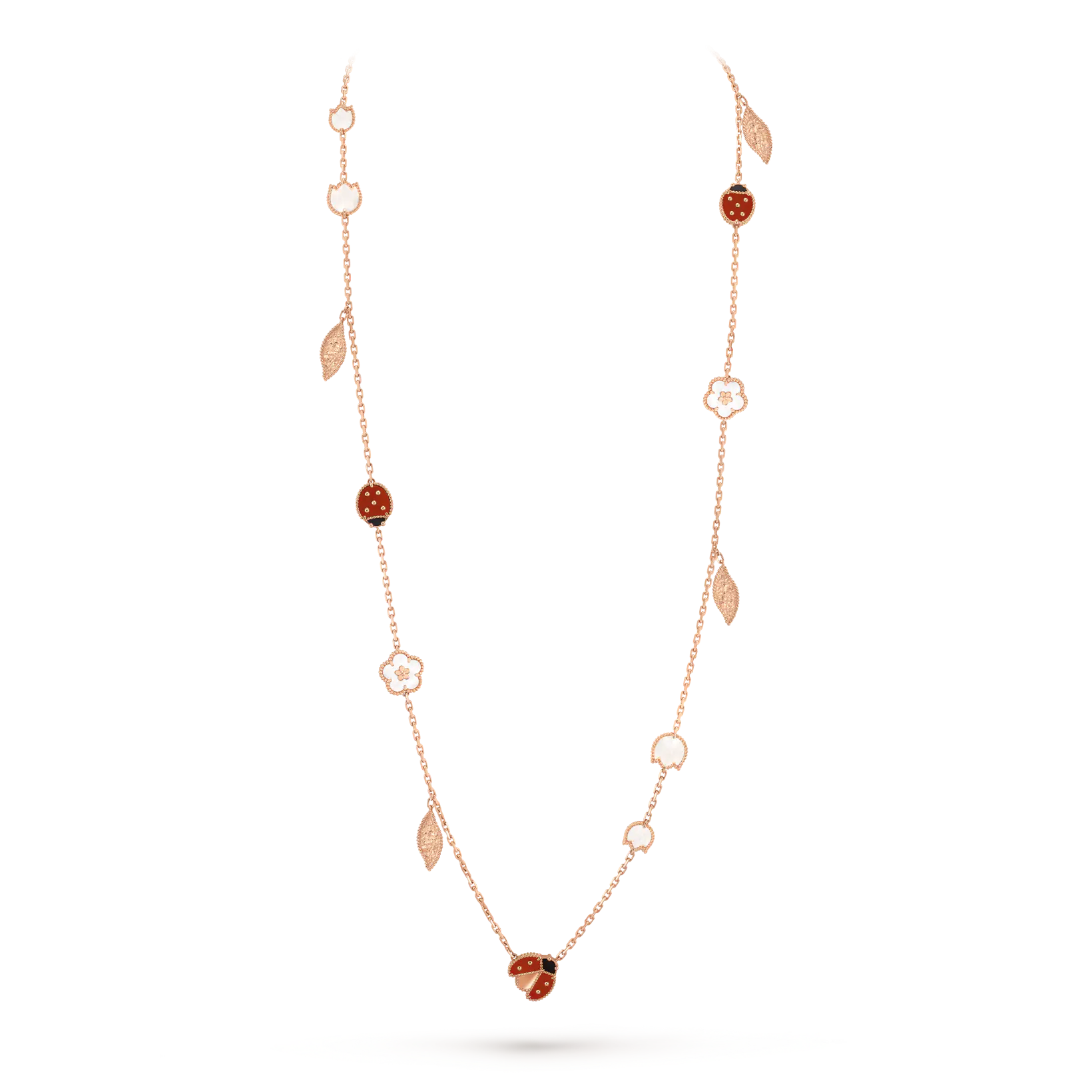 Loco LUCKY SPRING 15 MOTIVE ROSÉGOLD KETTE