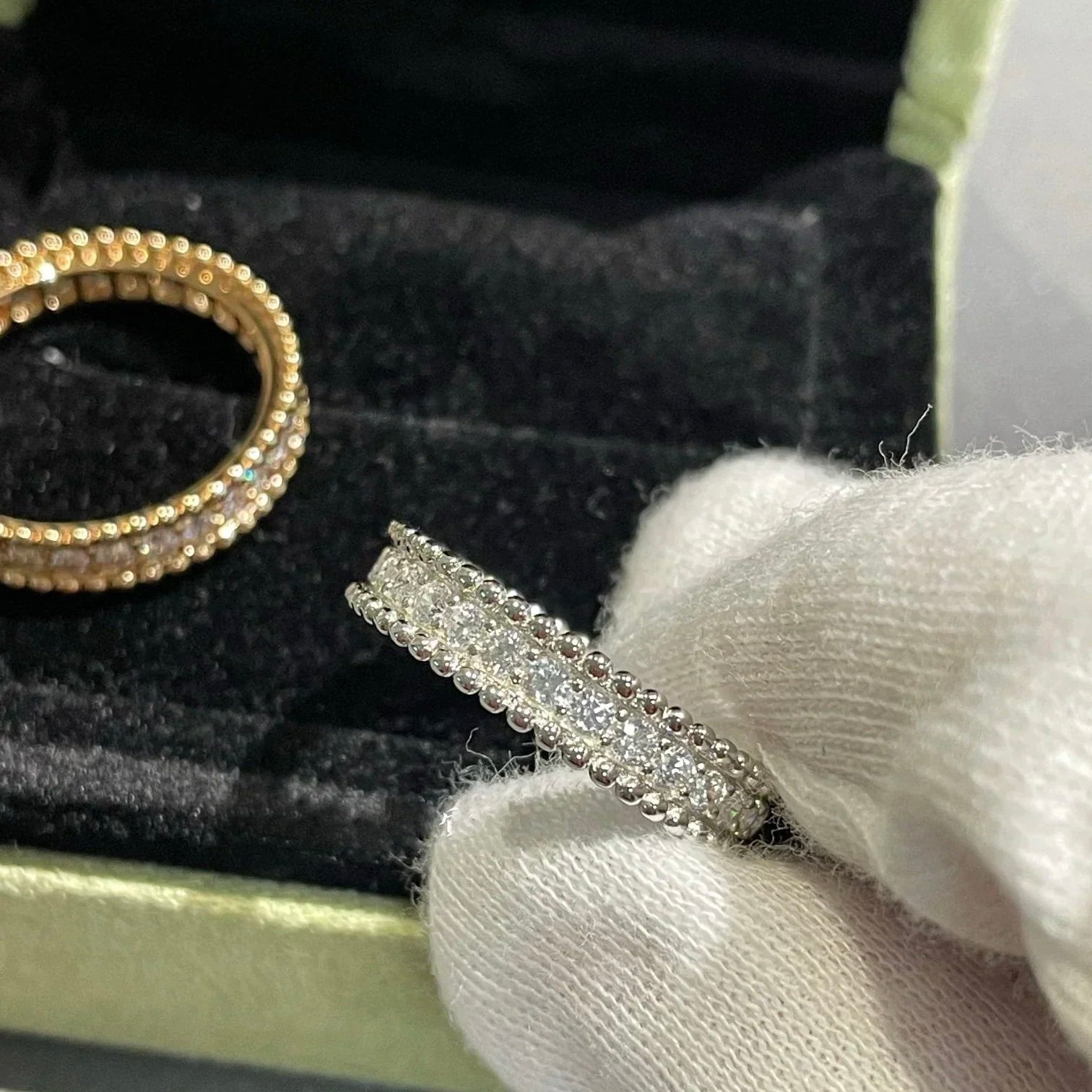 ¡®Loco¡¯PERLEE DIAMOND ROSE GOLD RING