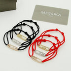 [Loco]Messika Care(s) pink cord pavé bracelet