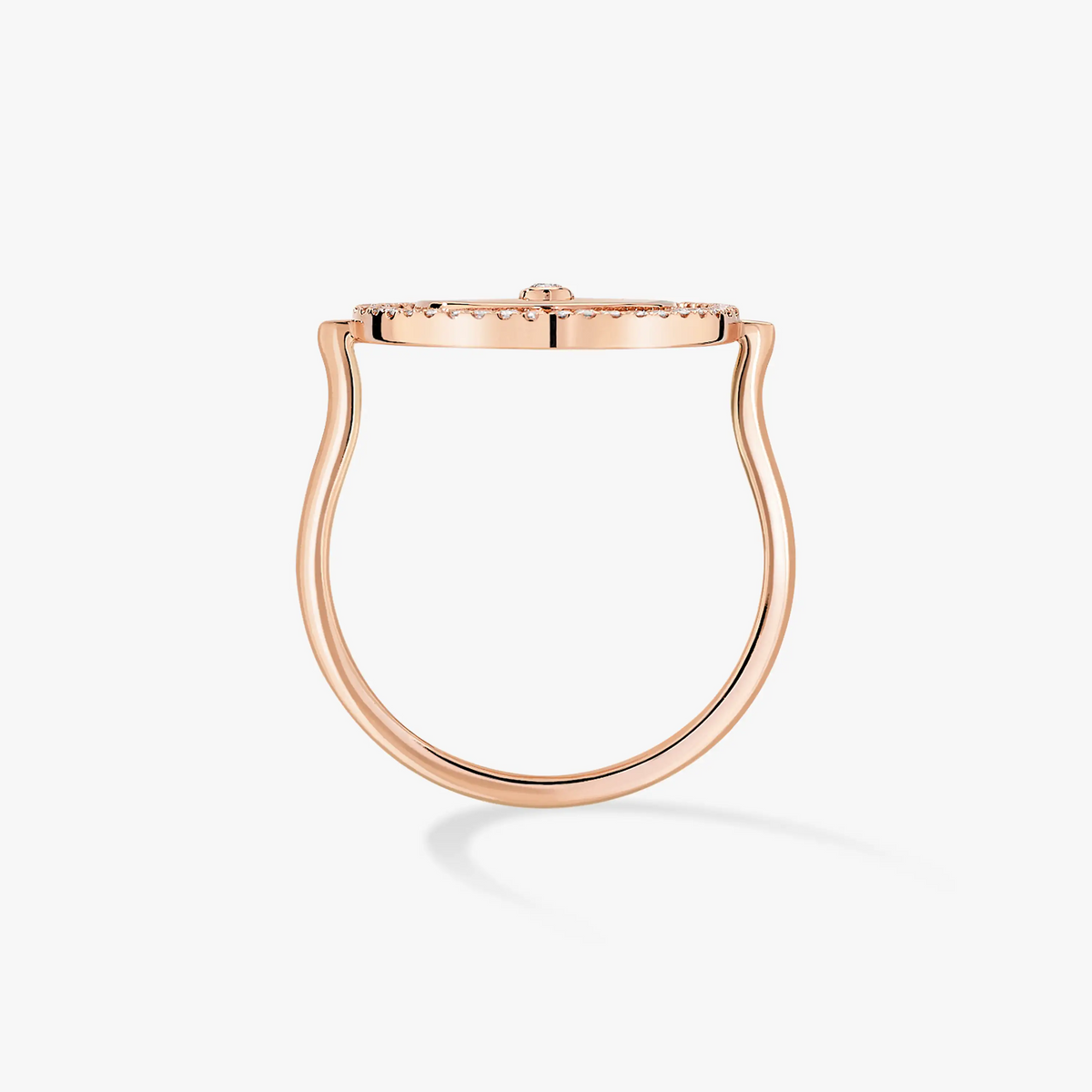 [Loco]LUCKY MOVE PINK GOLD DIAMOND RING