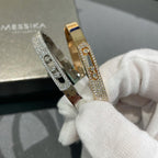 [Loco]Move Noa Rose Gold Pavé Diamond Bangle Bracelet