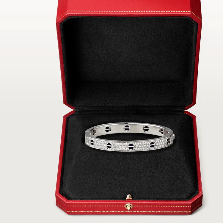 ¡®Loco¡¯LOVE BRACELET 6.1MM DIAMOND-PAVED CERAMIC