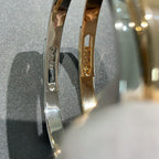 [Loco]Move Noa Rose Gold Pavé Diamond Bangle Bracelet