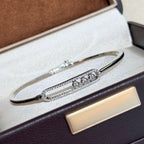 [Loco]Move Pavé Diamond Bangle Bracelet M
