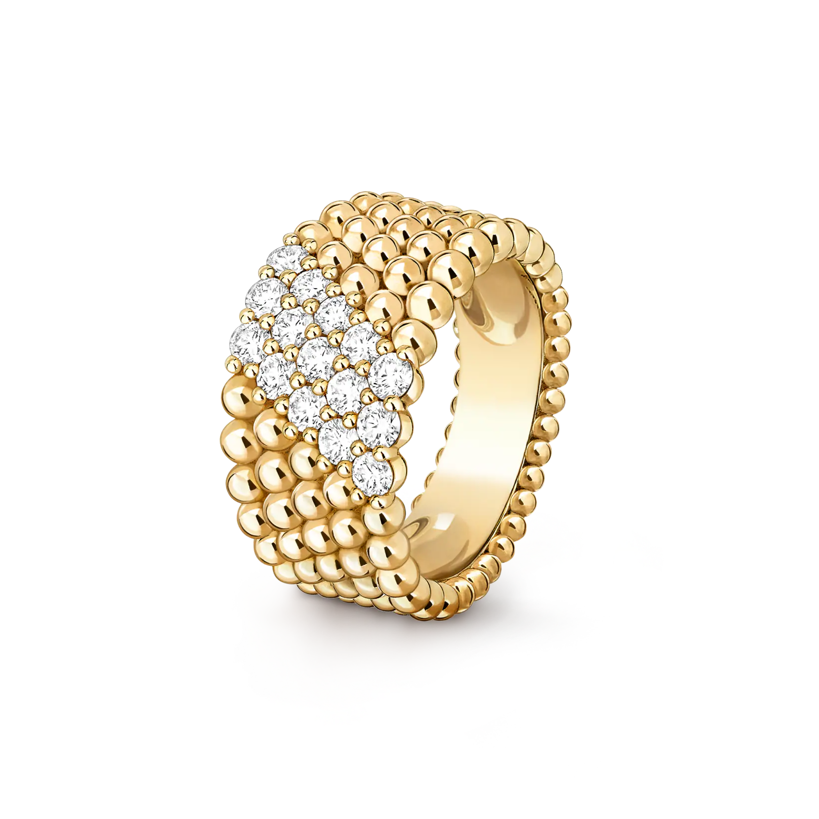 [Loco ]  PERLEE DIAMOND RING ,5-ROW DIAMOND-SET DESIGN