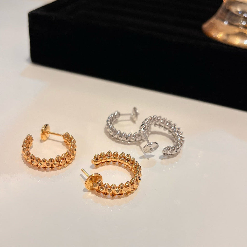 ¡®Loco¡¯CLASH SMALL HOOP EARRINGS
