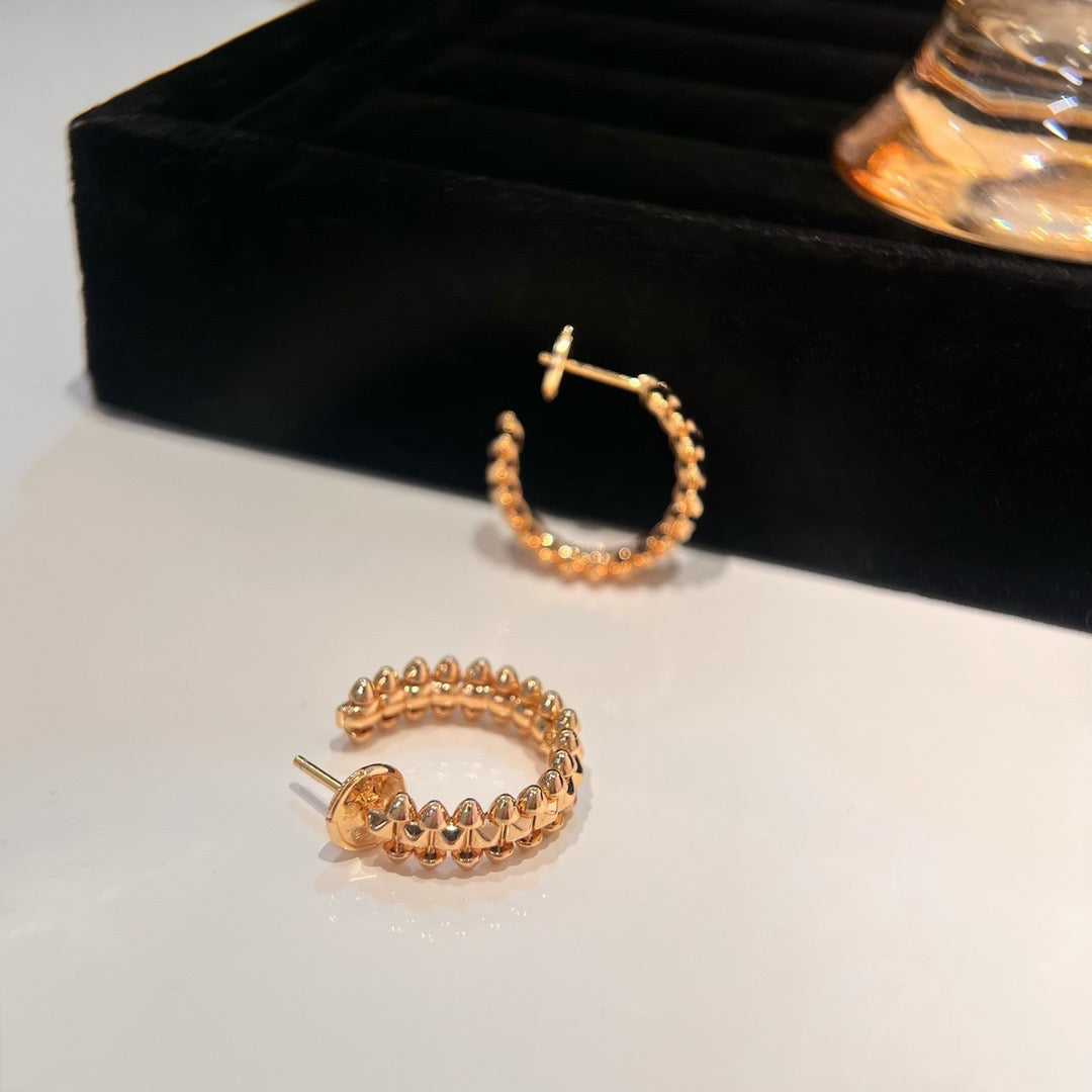 ¡®Loco¡¯CLASH SMALL HOOP EARRINGS