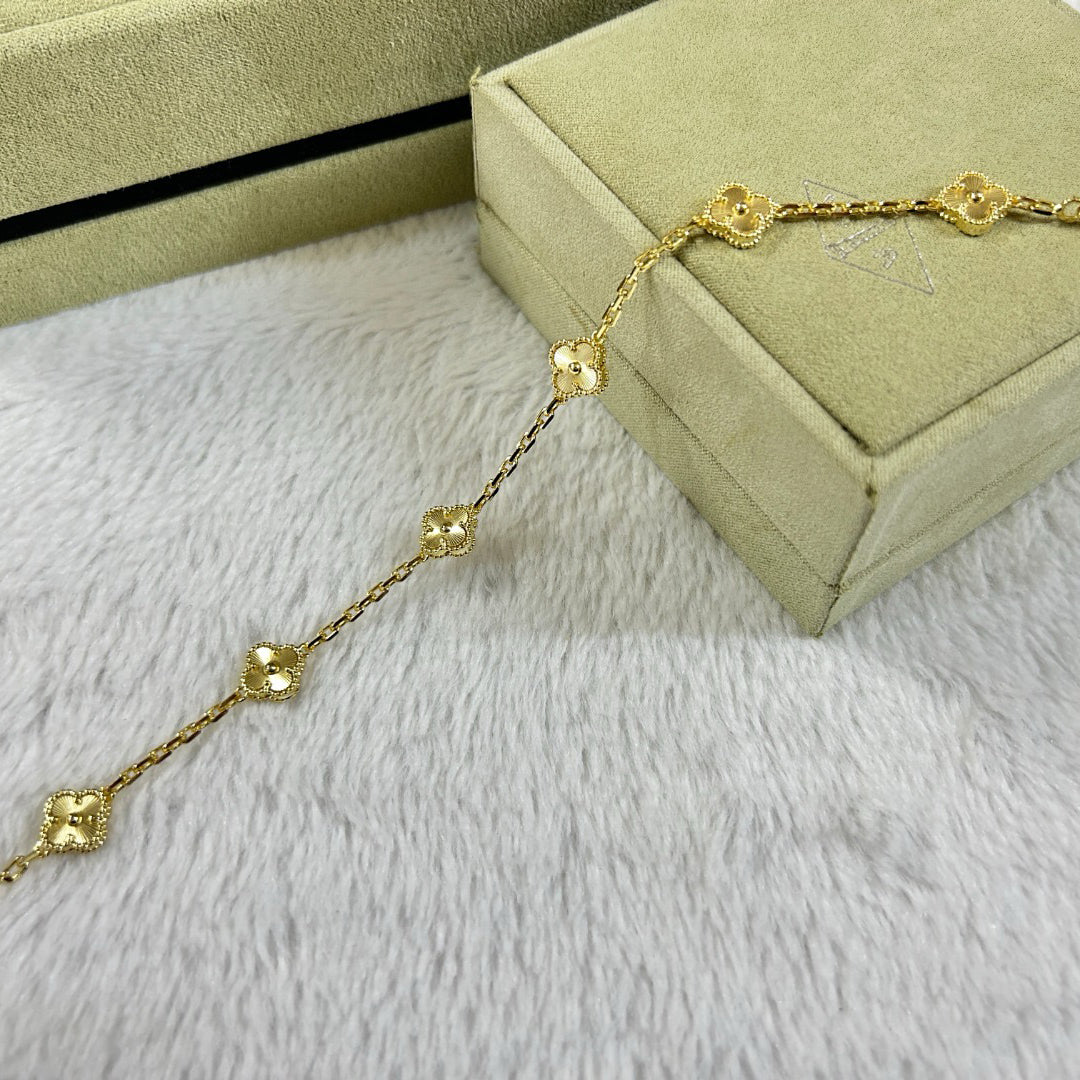 [Loco]New CLOVER 6 MOTIF DIAMOND BRACELET