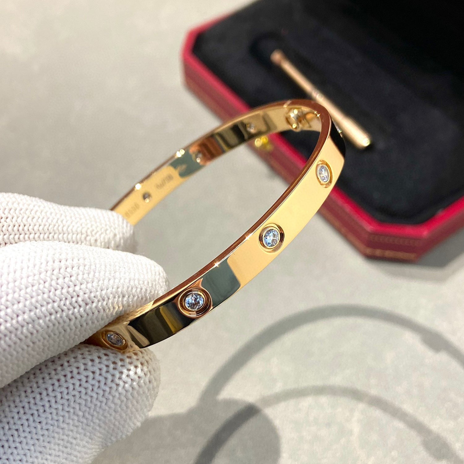 ¡®Loco¡¯LOVE BRACELET 6.1MM 10 DIAMONDS