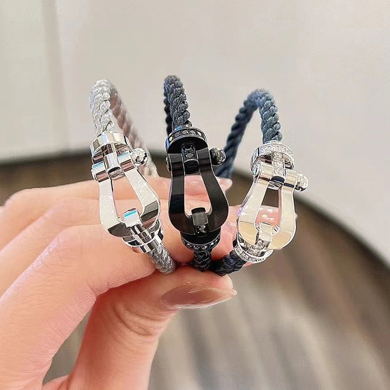 ¡®Loco¡¯FORCE LARGE HORSESHOE NO DIAMOND BRACELET ROSE GOLD