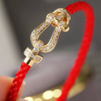¡®Loco¡¯FORCE LARGE HORSESHOE FULL DIAMOND BRACELET SILVER