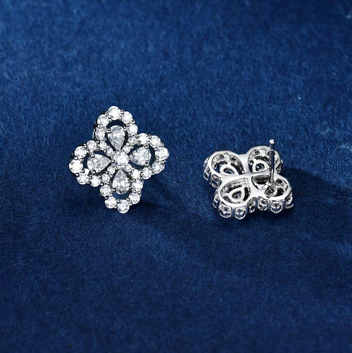 ¡®Loco¡¯LOOP EARRINGS FULL MOTIF DIAMOND 16MM