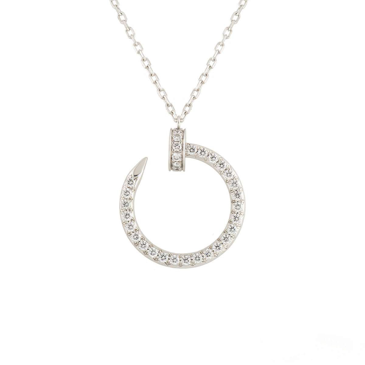 ¡®Loco¡¯JUSTE NECKLACE SILVER DIAMONDS