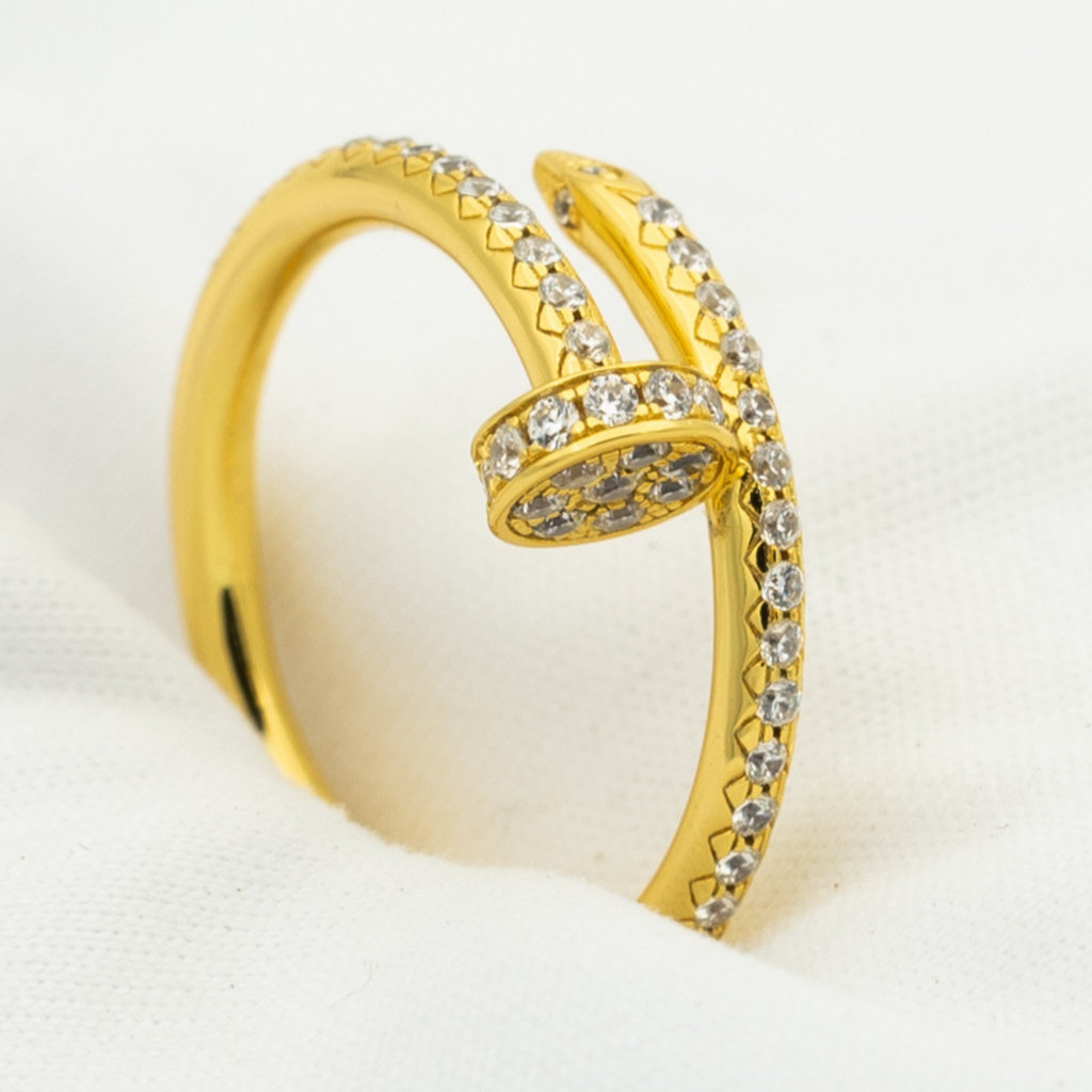 ¡®Loco¡¯JUSTE RING 1.8MM GOLD DIAMONDS