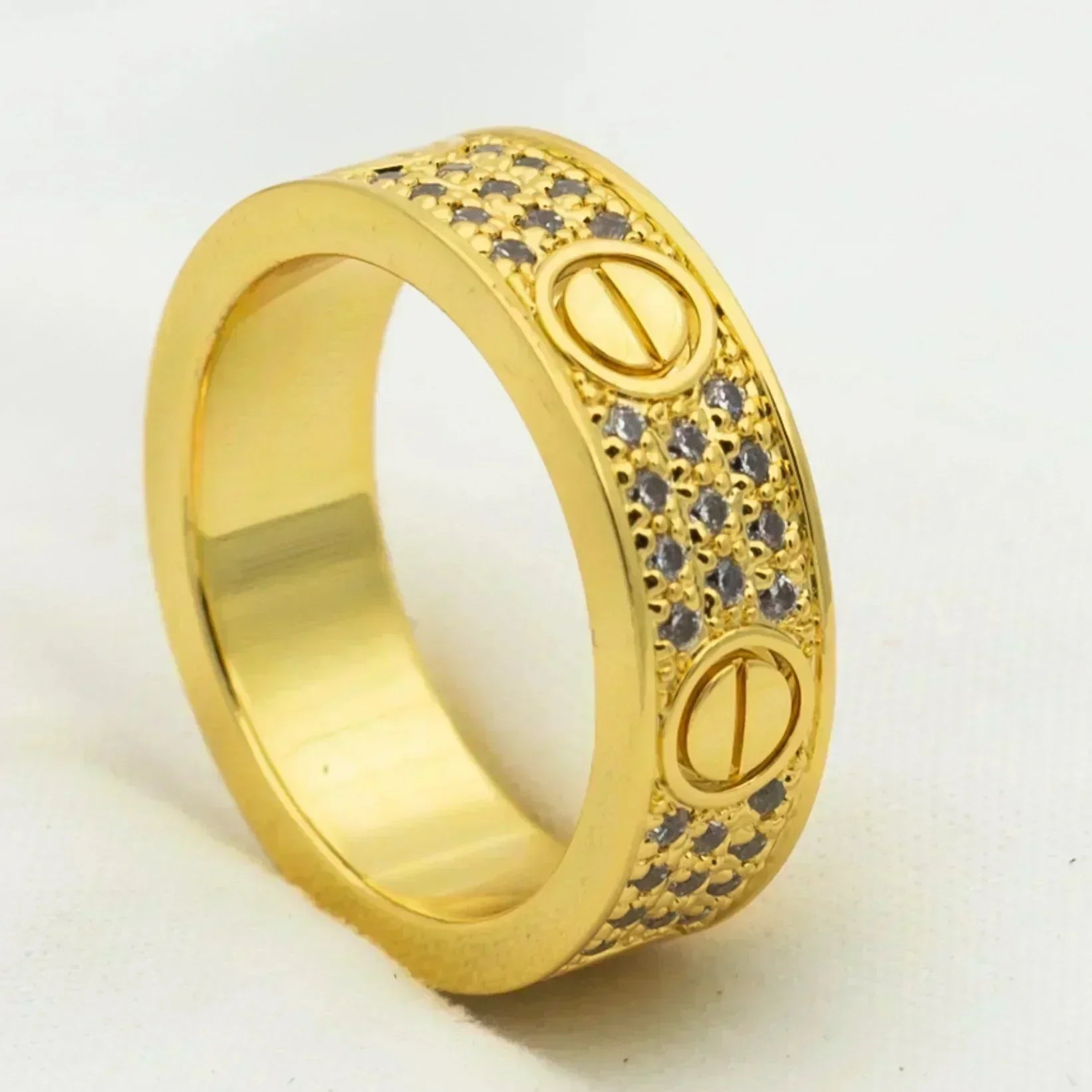 ¡®Loco¡¯LOVE RING 5.5MM DIAMONDS PAVED